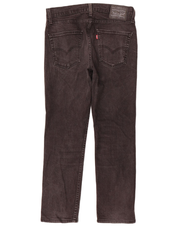 Мужские джинсы Levi's 511 Slim W33 L28 Серые хлопковые