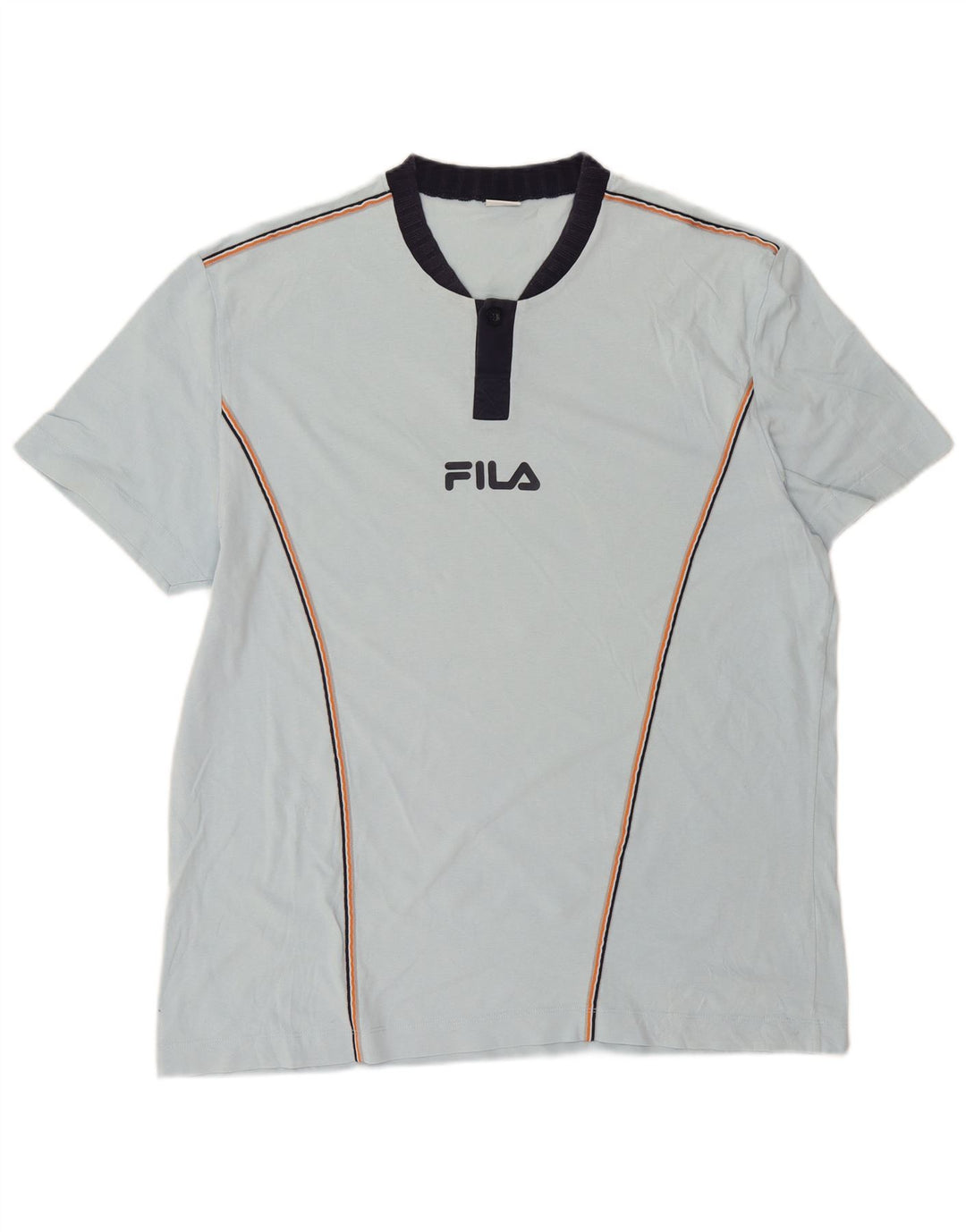 Мужская футболка Fila, большой синий хлопок