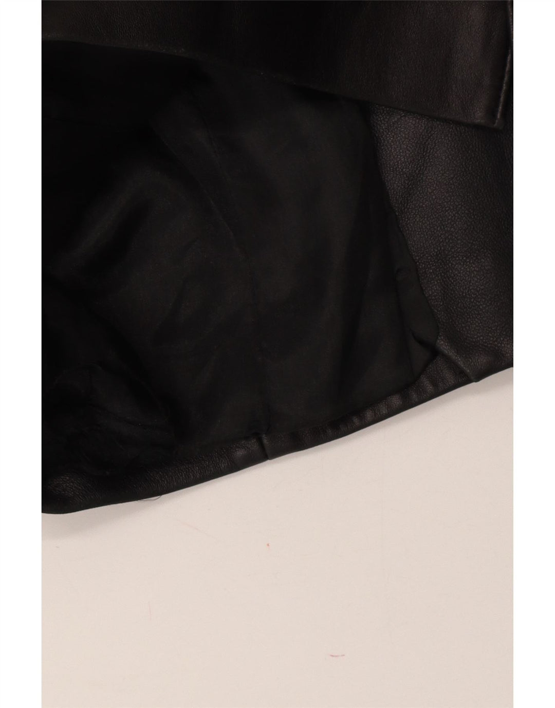 VINTAGE Womens Leather Jacket IT 48 XL Black Leather Vintage Vintage and Second-Hand Vintage from Messina Hembry 