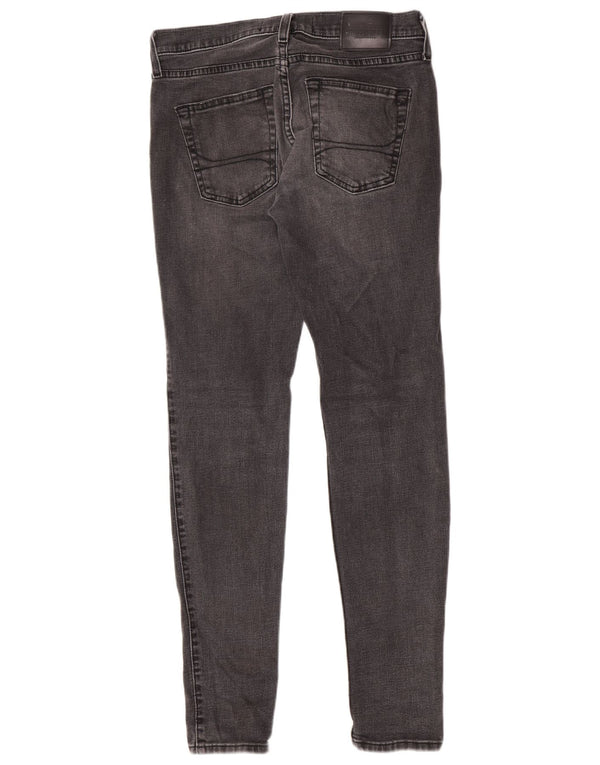 Мужские супер зауженные джинсы Hollister W30 L32, серый хлопок