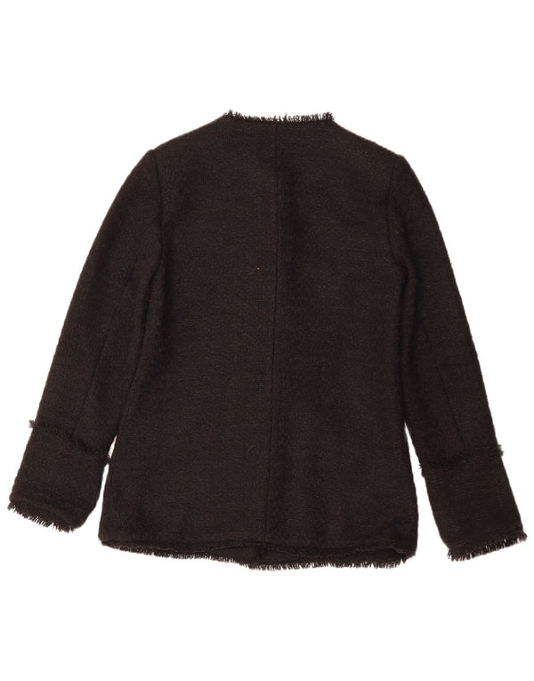 Женский пиджак MONSOON на 5 пуговицах, Великобритания 10, маленький, черный, полиэстер