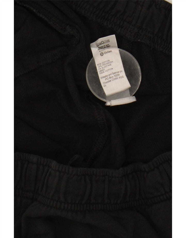 Мужские спортивные брюки Marks & Spencer, большие черные хлопковые