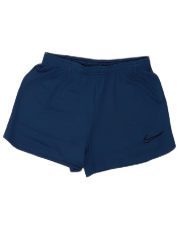 Женские спортивные шорты Nike Dri Fit UK 14, большие синие