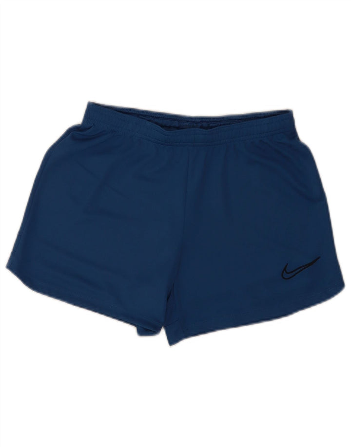 Женские спортивные шорты Nike Dri Fit UK 14, большие синие