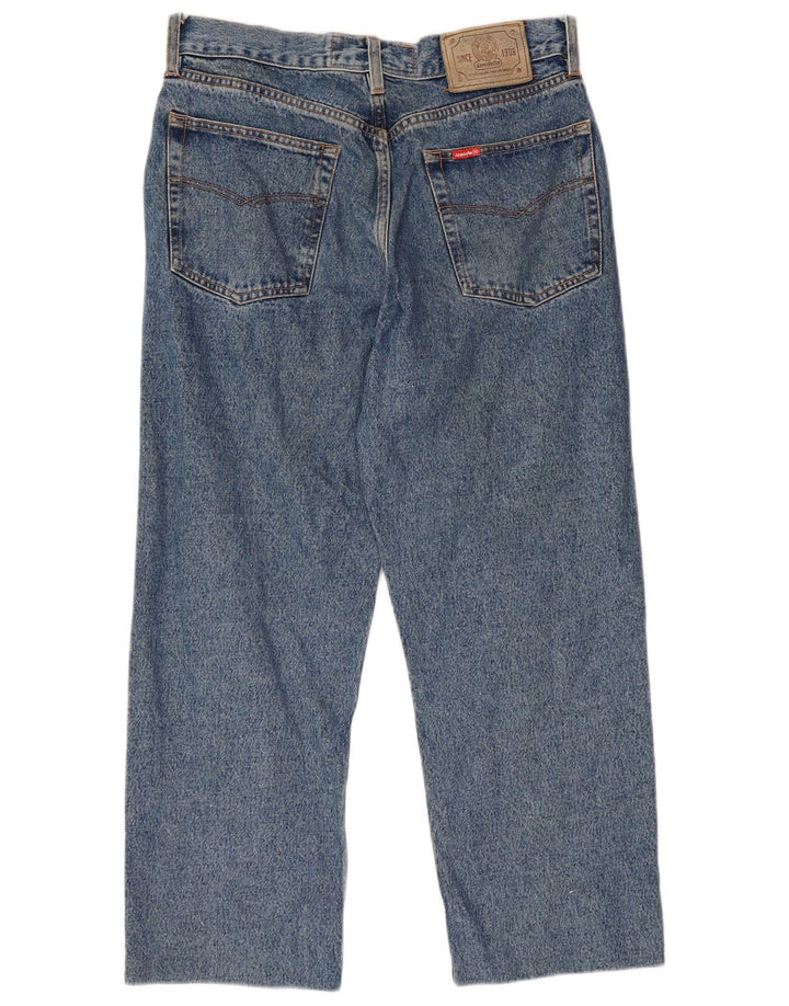 Мужские укороченные прямые джинсы Invicta W32 L24, синие, хлопок