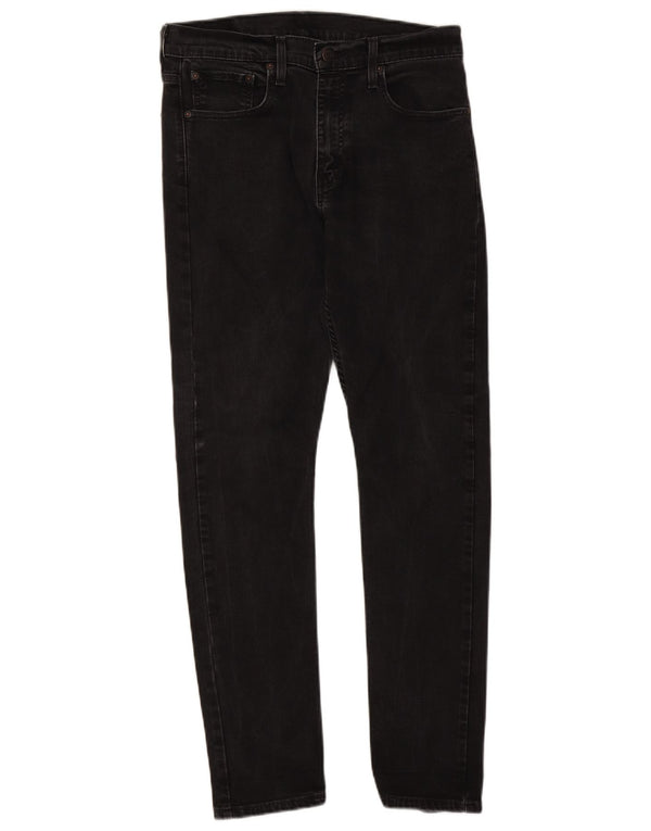 Мужские зауженные зауженные джинсы Levi's 512 W32 L32, черный хлопок