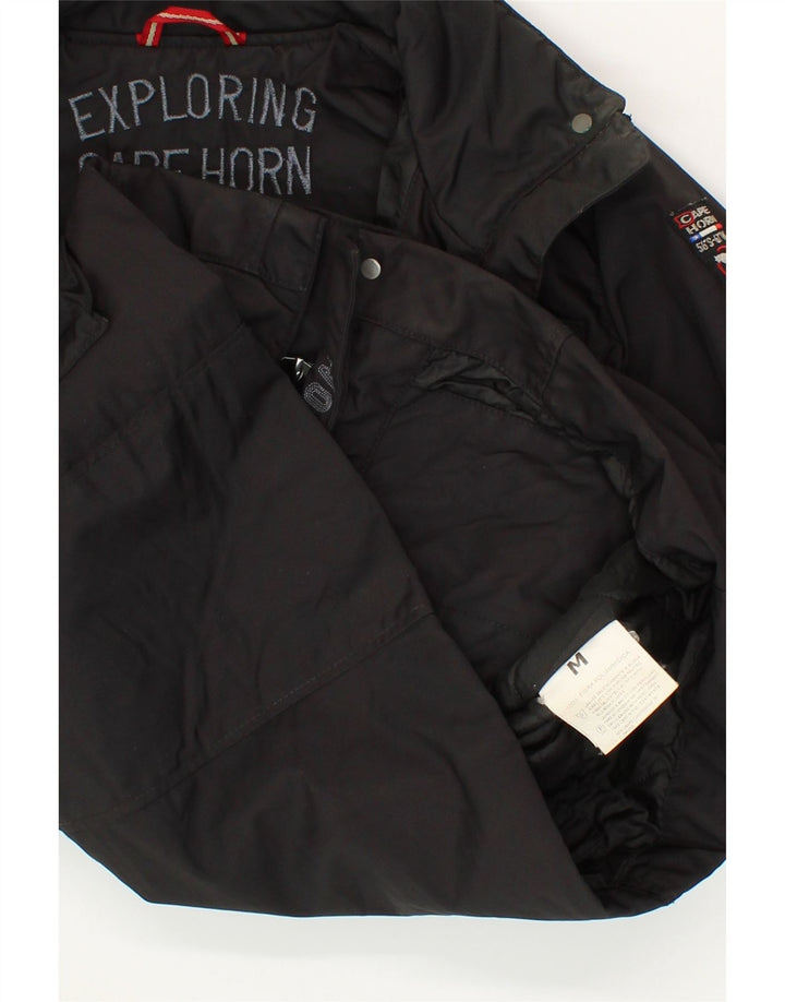 CAPE HORN Womens Windbreaker Jacket UK 14 Medium Black Polyamide Vintage Cape Horn and Second-Hand Cape Horn from Messina Hembry 