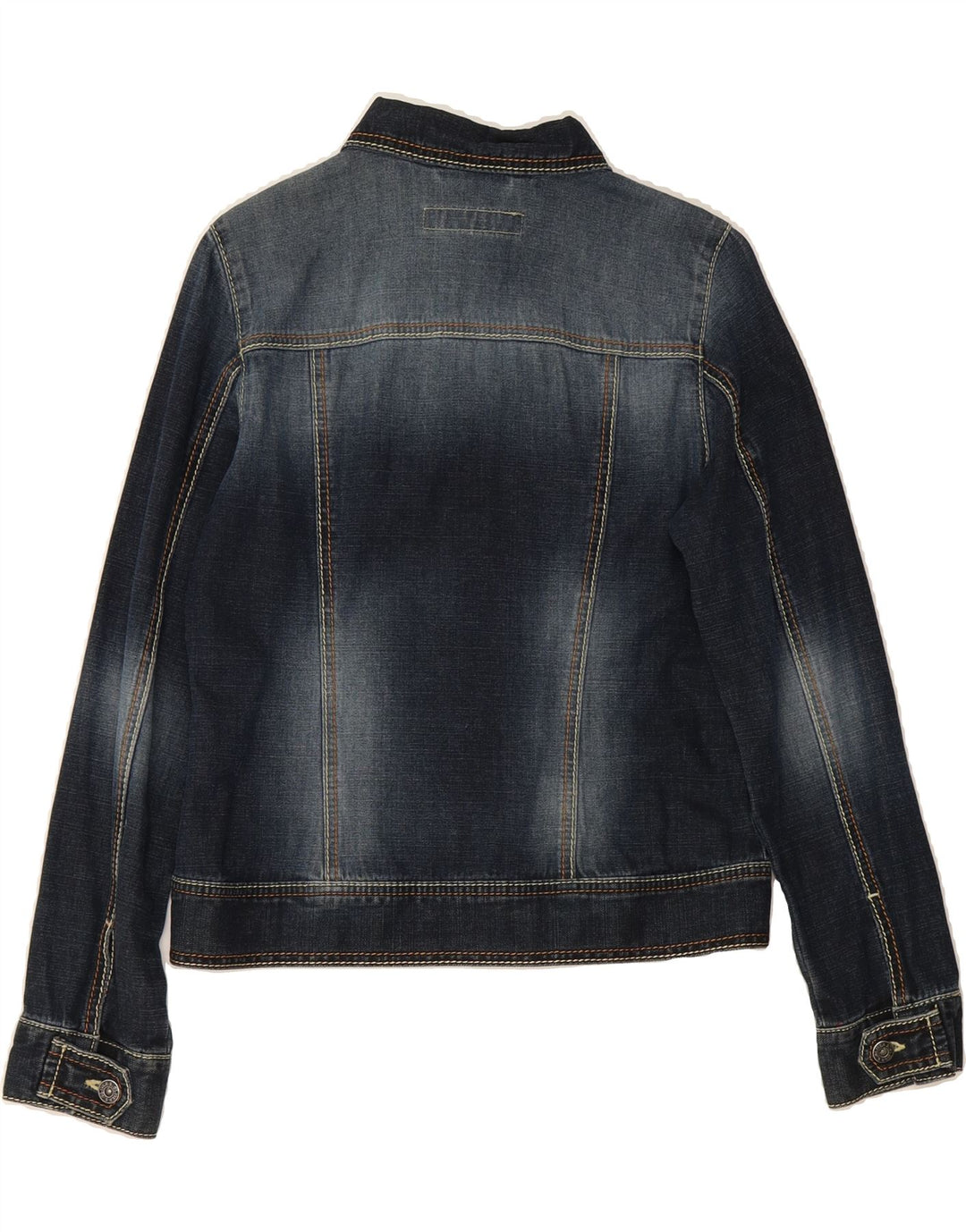 S.OLIVER Womens Denim Jacket EU 36 Small Navy Blue Cotton Vintage S.Oliver and Second-Hand S.Oliver from Messina Hembry 