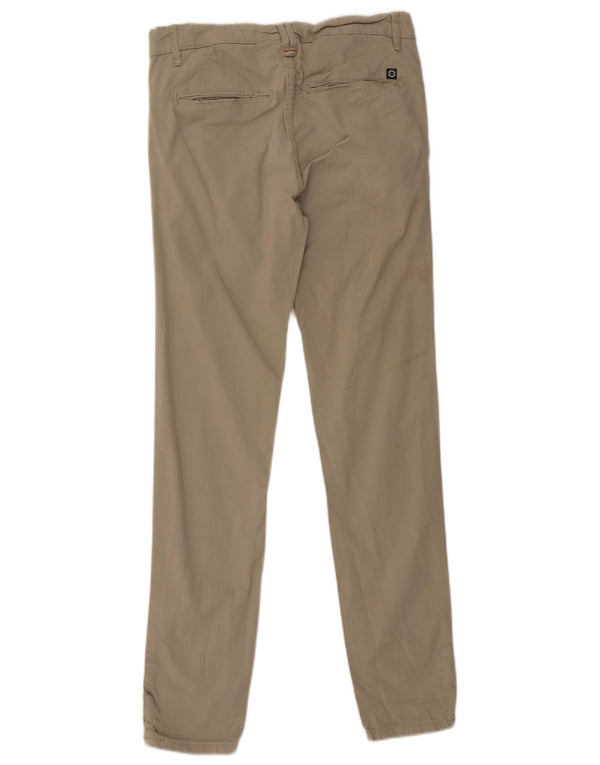 Мужские узкие брюки-чиносы Zara EU 38, маленькие W31 L31, бежевый хлопок