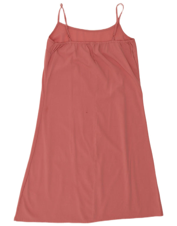 Marks & Spencer Womens Slip Dress UK 8 Small Pink Polyester