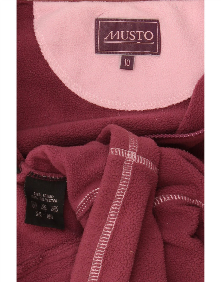 Женская флисовая куртка Musto UK 10, маленький розовый полиэстер