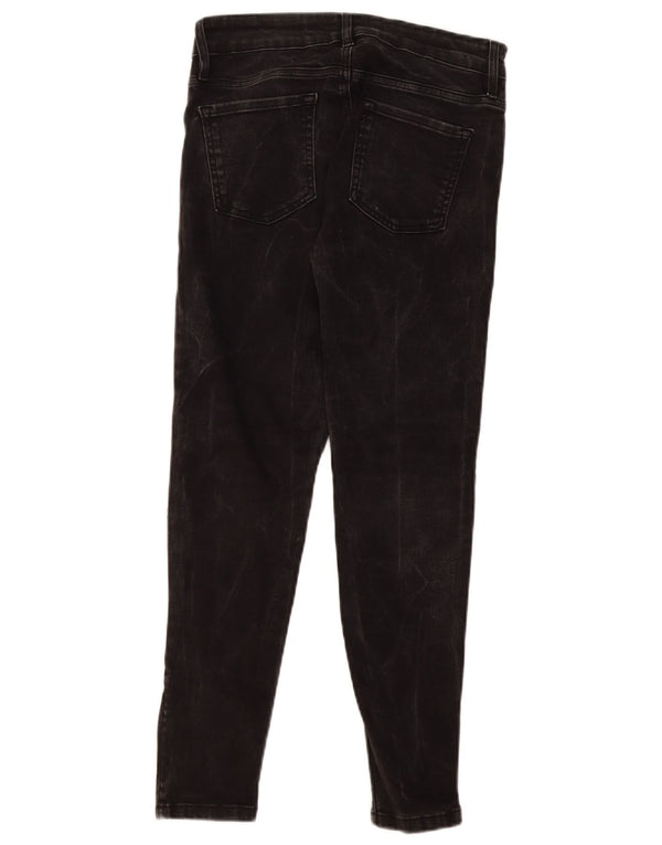 Женские джинсы скинни Oasis UK 12 Medium W28 L26 Серый хлопок