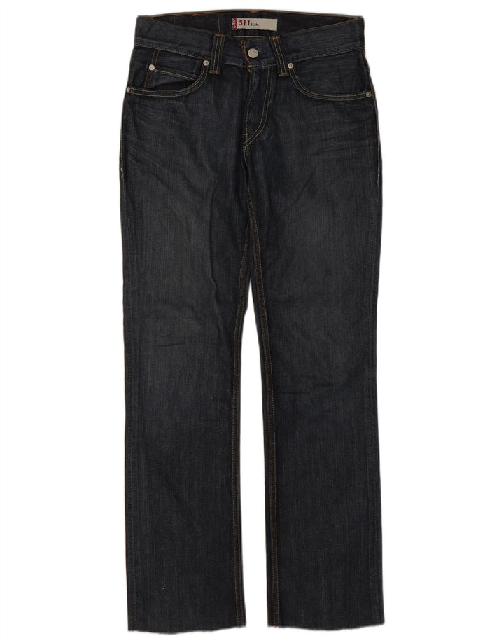 Женские узкие джинсы Levi's 511 W30 L30 темно-синие, хлопок