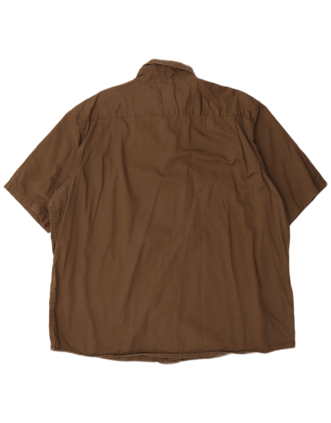 Мужская рубашка Wrangler с коротким рукавом 2XL, цвет хаки, хлопок