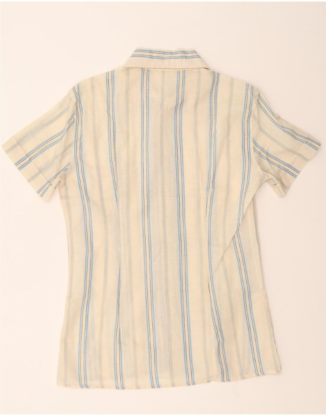 INGRAM Mens Short Sleeve Shirt Size 40 15 Medium White Striped Vintage Ingram and Second-Hand Ingram from Messina Hembry 
