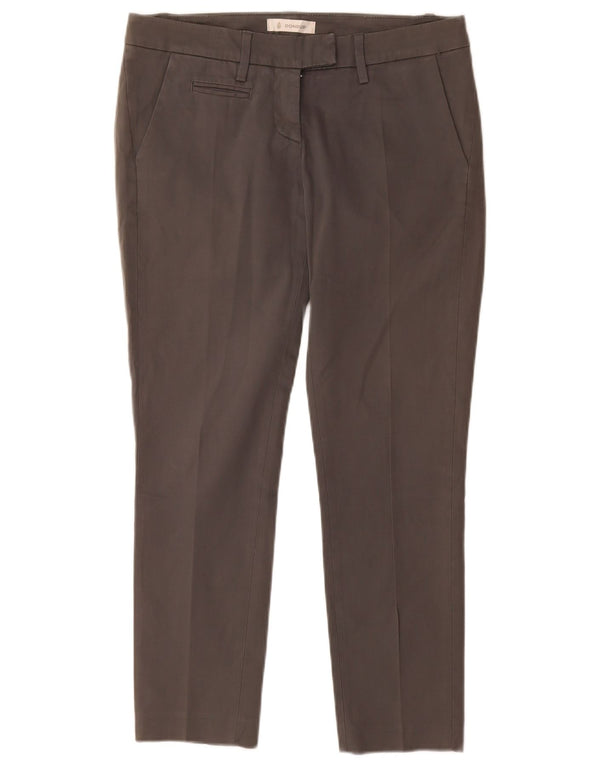 DONDUP Женские облегающие брюки чинос W28 L28 Серые хлопковые