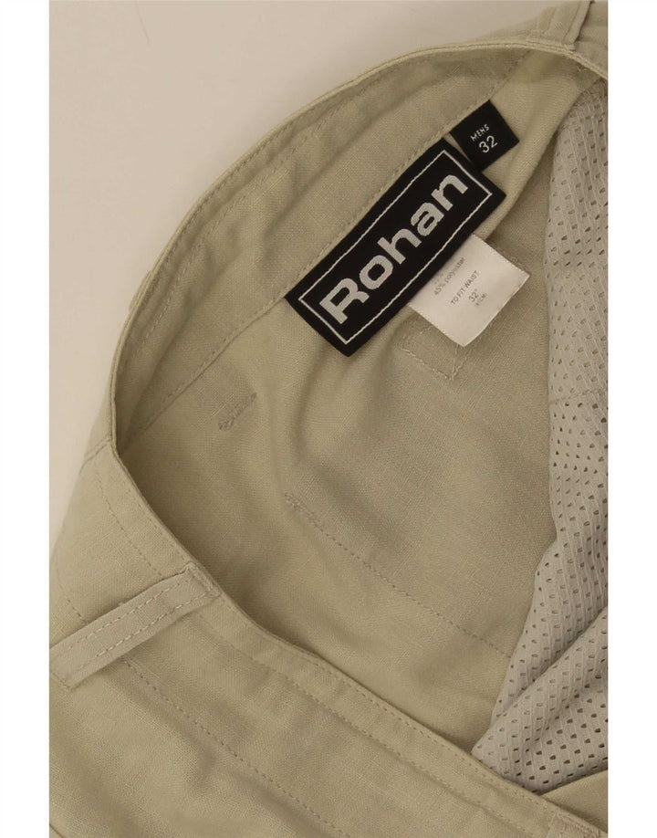 Мужские повседневные шорты Rohan Medium W32, хаки, льняные