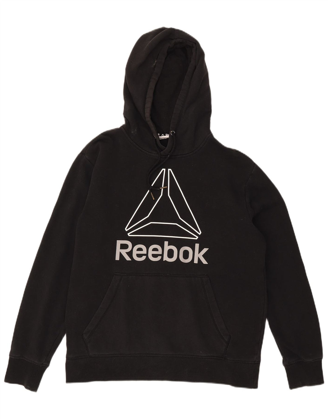 Мужская толстовка с капюшоном Reebok, большая черная