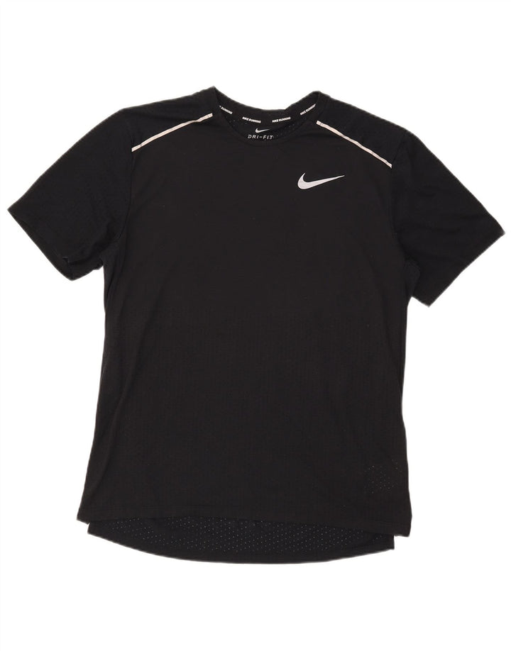 Мужская футболка Nike Dri Fit, средний черный полиэстер