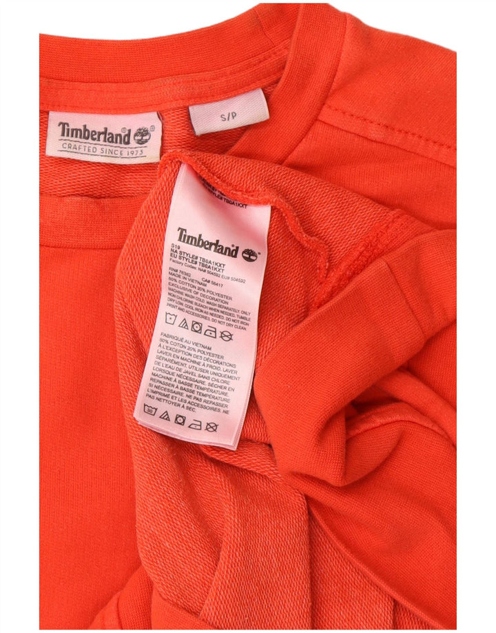 Мужской свитшот Timberland, маленький оранжевый хлопковый джемпер