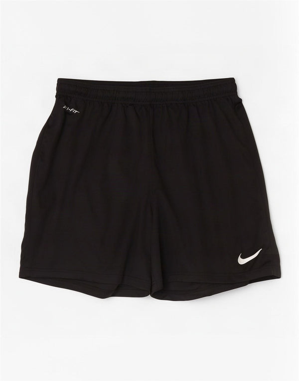 Мужские спортивные шорты Nike Dri Fit, большие черные, полиэстер