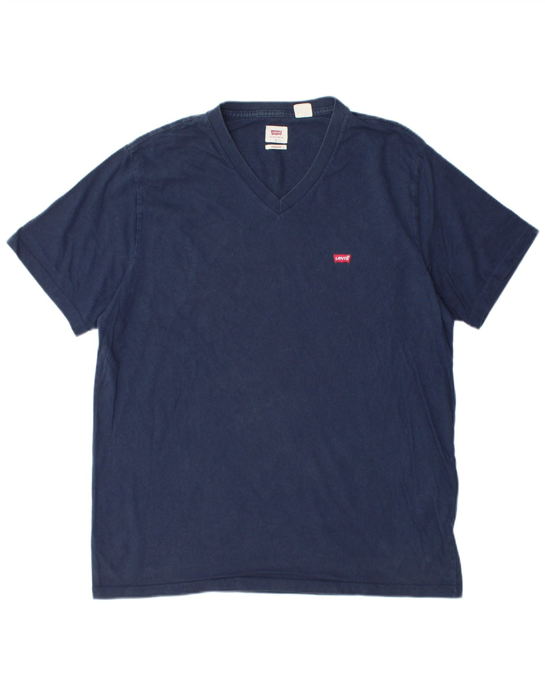 Мужская футболка LEVI'S Standard, большой размер, темно-синий, хлопок