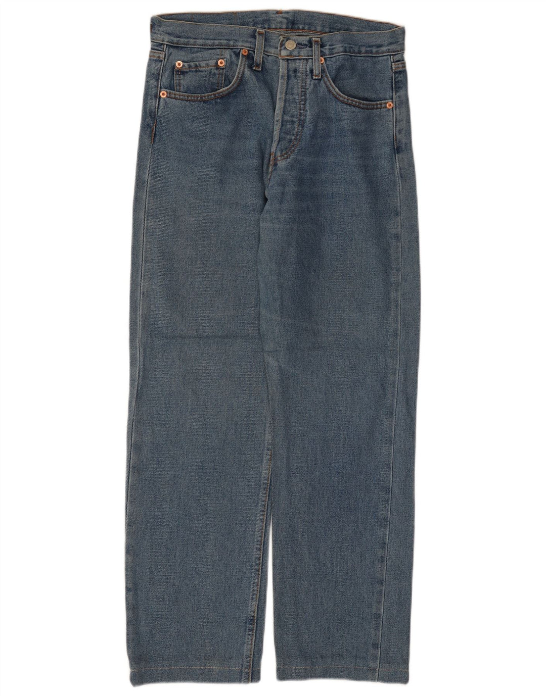 Мужские прямые джинсы LEVI'S 501 W30 L28 синие