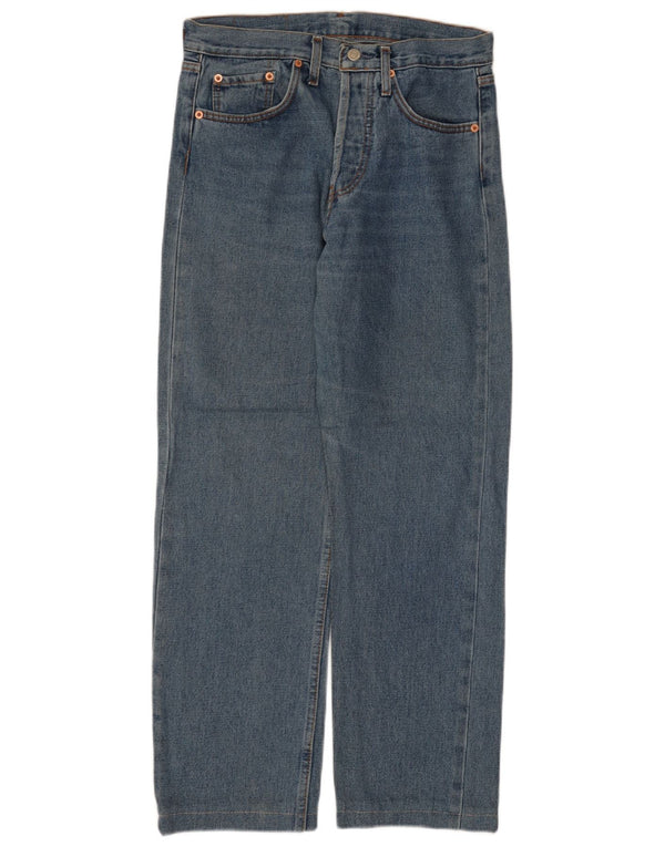 Мужские прямые джинсы LEVI'S 501 W30 L28 синие