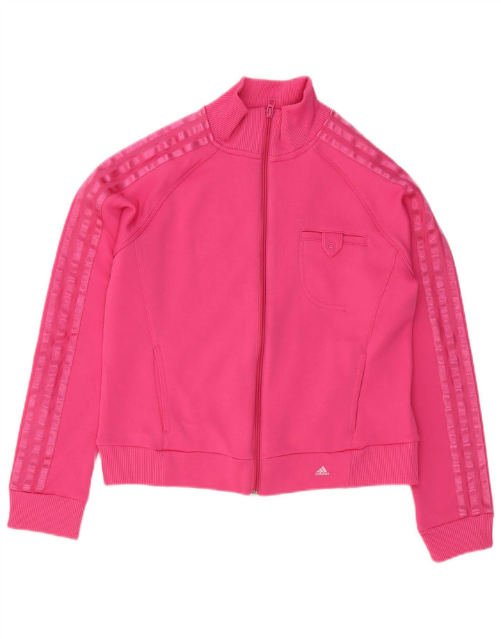 Женский спортивный костюм Adidas Top Jacket UK 14, средний розовый полиэстер