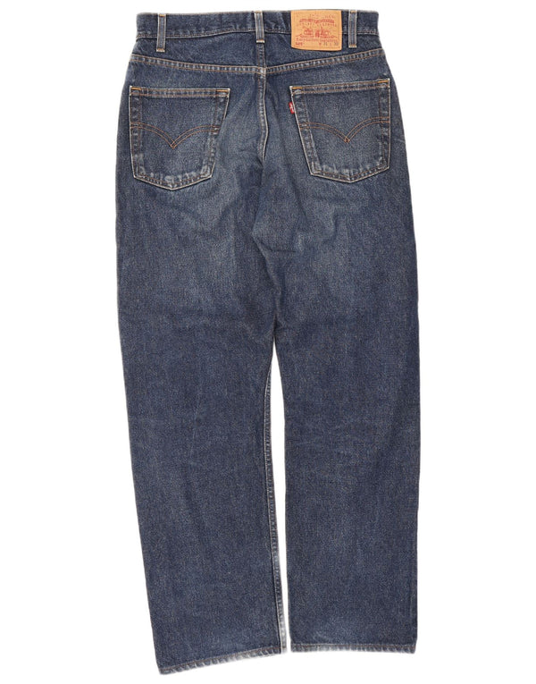 Мужские прямые джинсы Levi's 505 стандартного кроя W31 L30 синие, хлопок