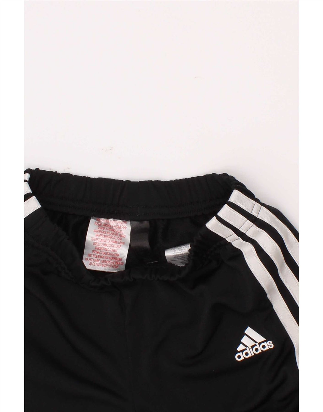 Спортивный костюм Adidas для мальчиков, брюки для бега, 5-6 лет, черный полиэстер