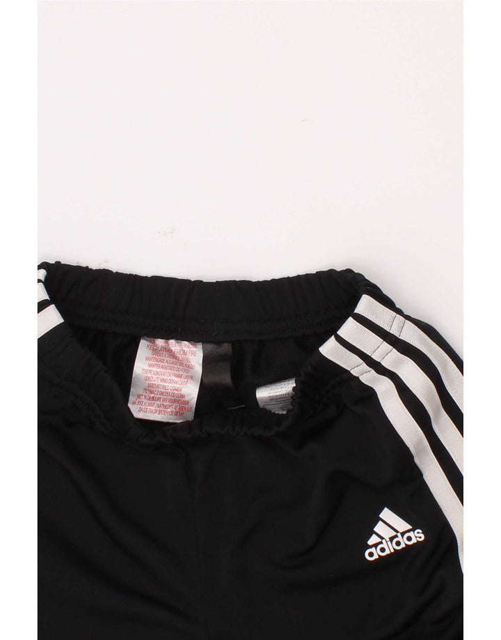 Спортивный костюм Adidas для мальчиков, брюки для бега, 5-6 лет, черный полиэстер