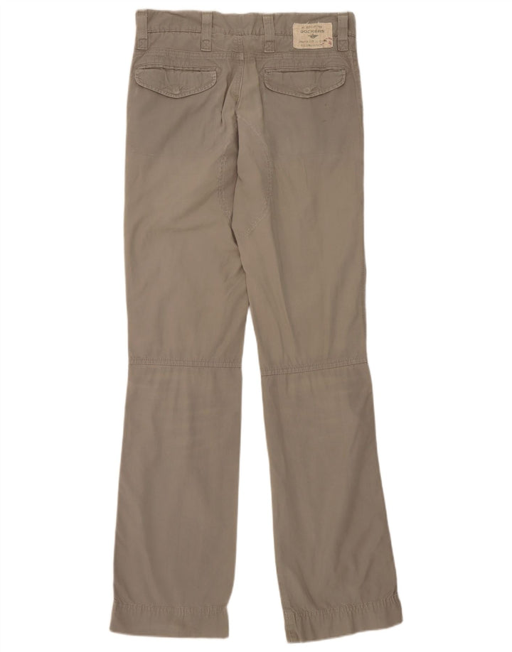 Мужские прямые брюки-чиносы Dockers цвета хаки W30 L32 серые