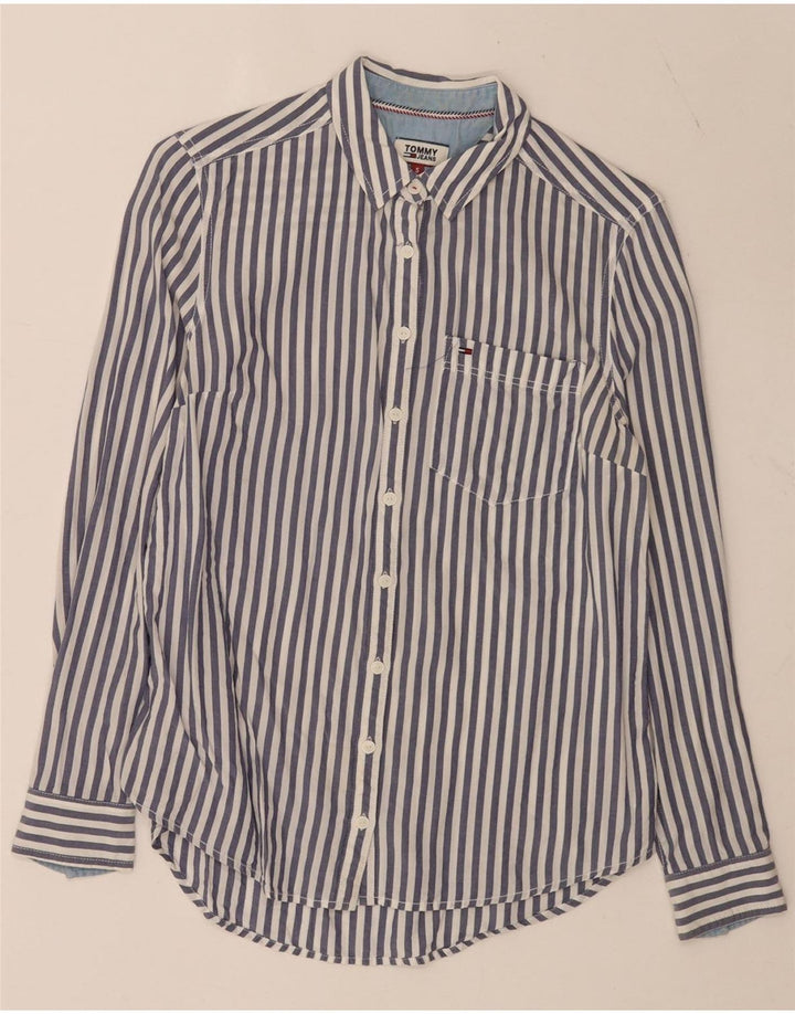 Женская рубашка Tommy Hilfiger UK 10, маленькая синяя полоска