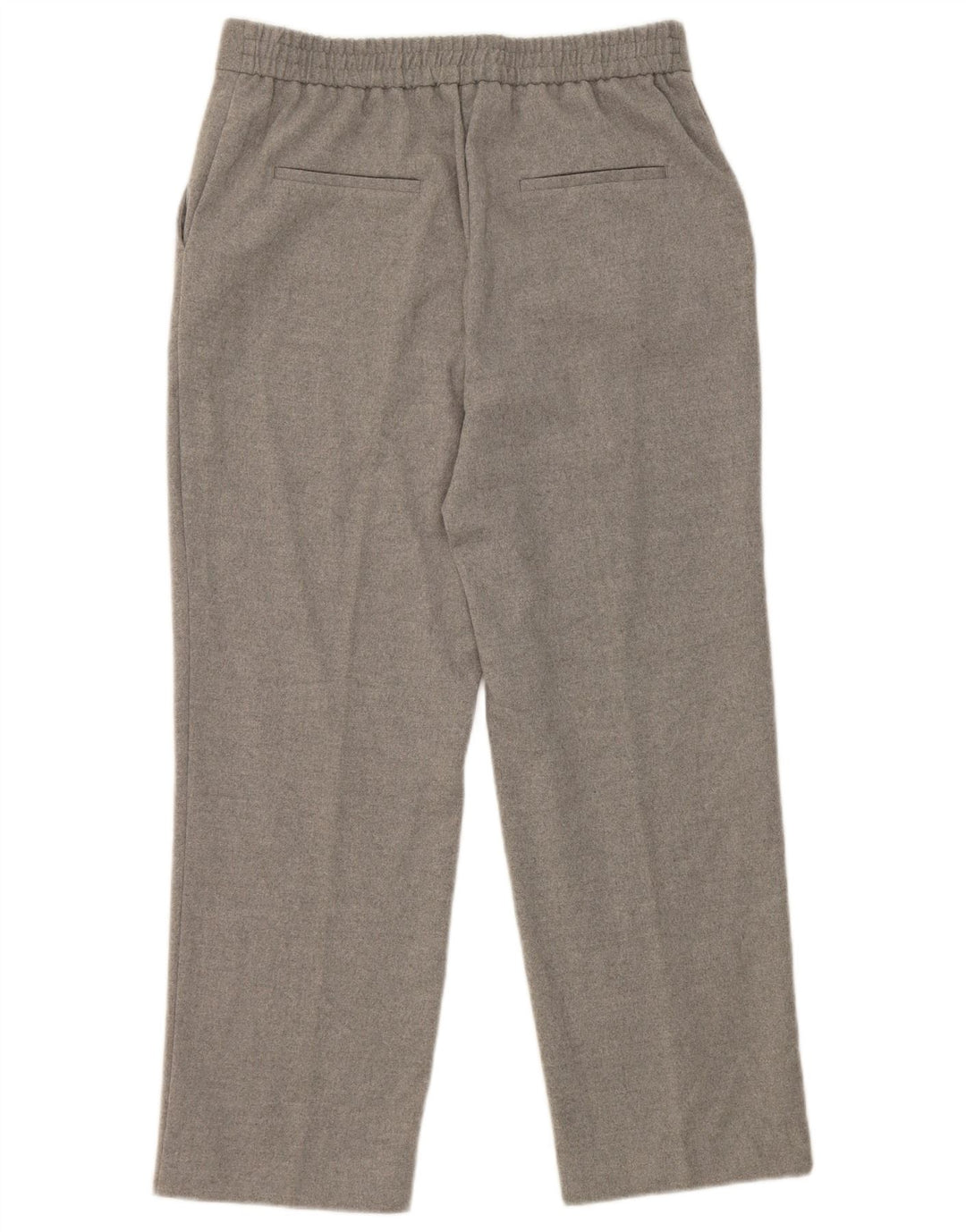 Женские прямые укороченные брюки Zara Medium W28 L25, серые, полиэстер
