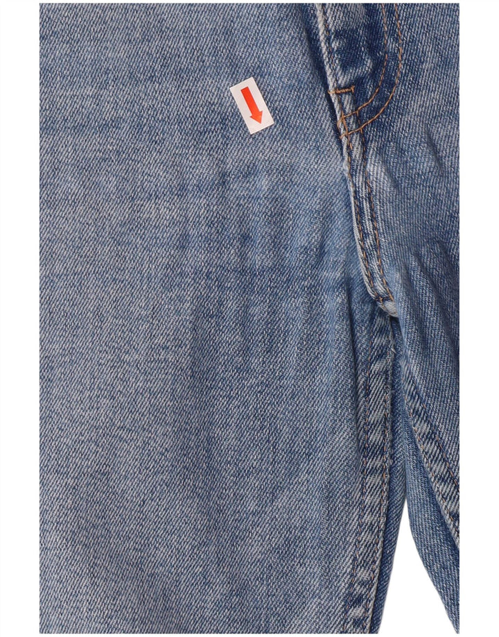 Женские джинсы скинни с высокой талией Zara EU 38, маленькие W28 L27, синие, классические