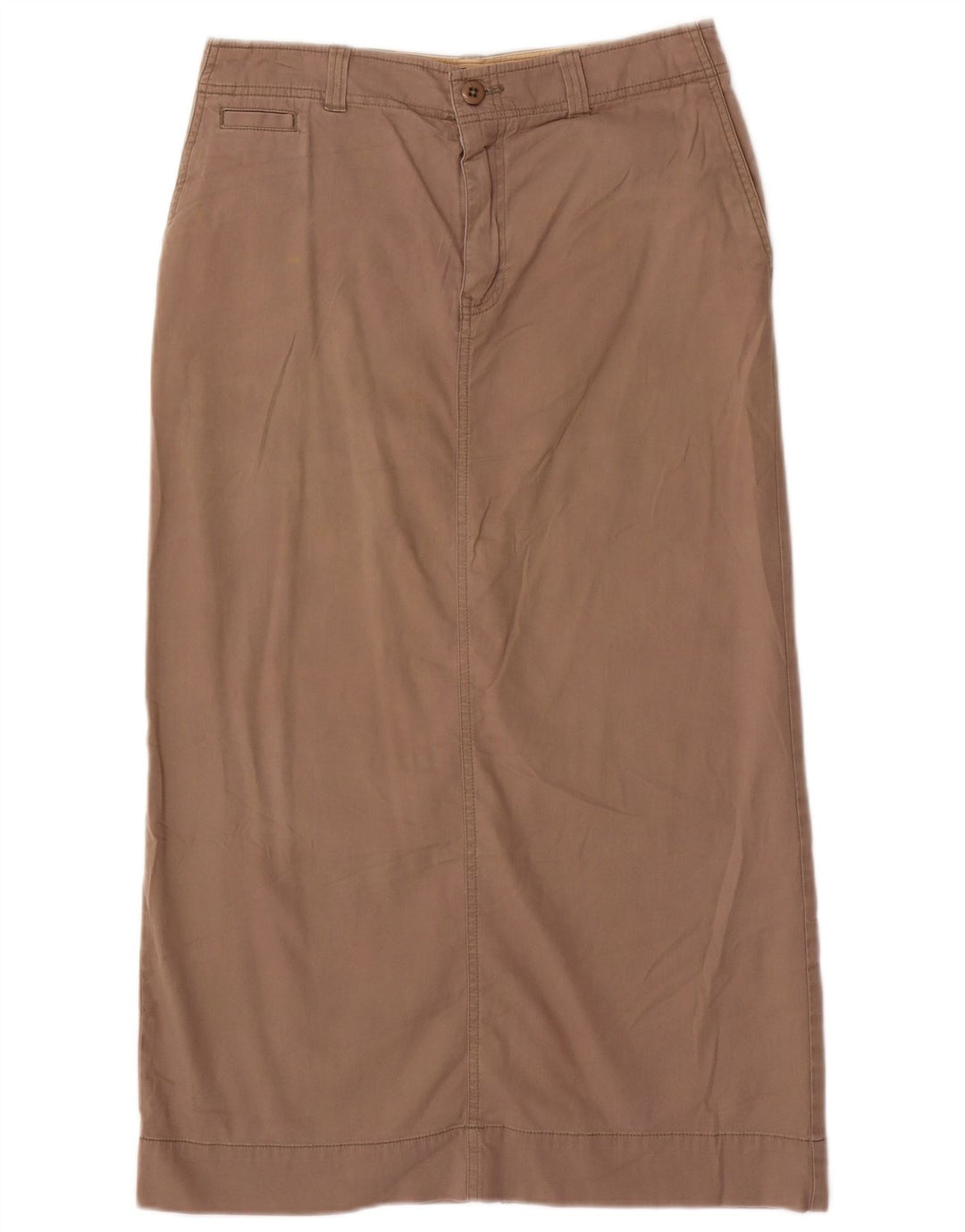 EDDIE BAUER Женская прямая юбка US 8 Medium W30 Серый хлопок