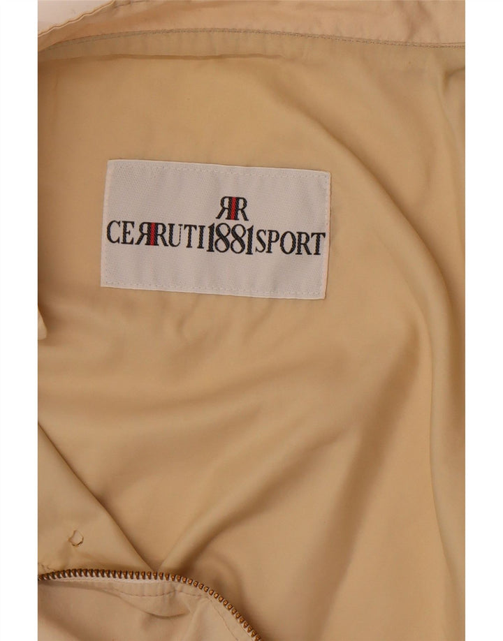 Мужской бомбер Cerruti 1881 UK 36 маленький бежевый