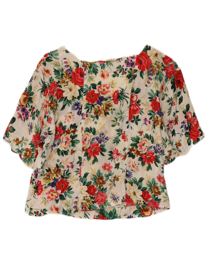 Женская укороченная блузка-рубашка CAPRICCI BY MARCELL UK 14, средний разноцветный