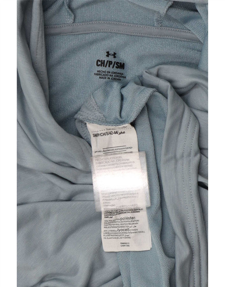 Женский укороченный жилет большого размера с капюшоном Under Armour, UK 10, маленький синий
