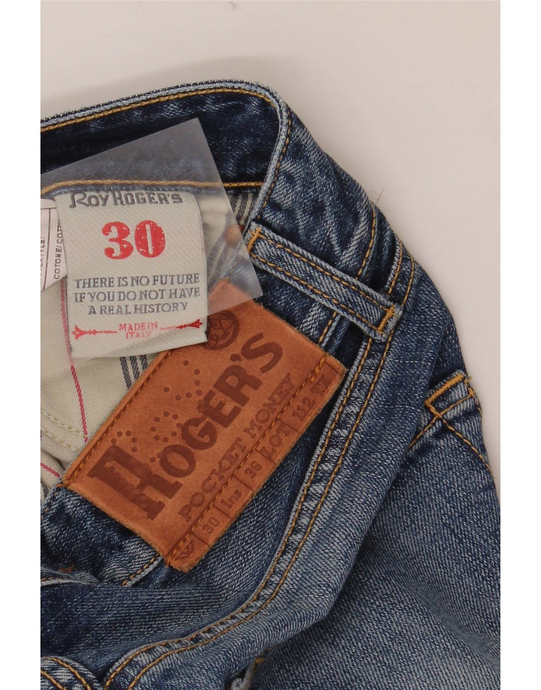 Женские прямые джинсы ROY ROGERS W30 L32 синие, хлопок