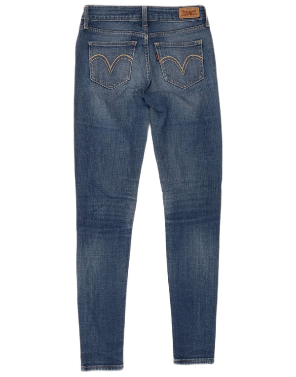 Женские леггинсы скинни LEVI'S W26 L29, красный хлопок