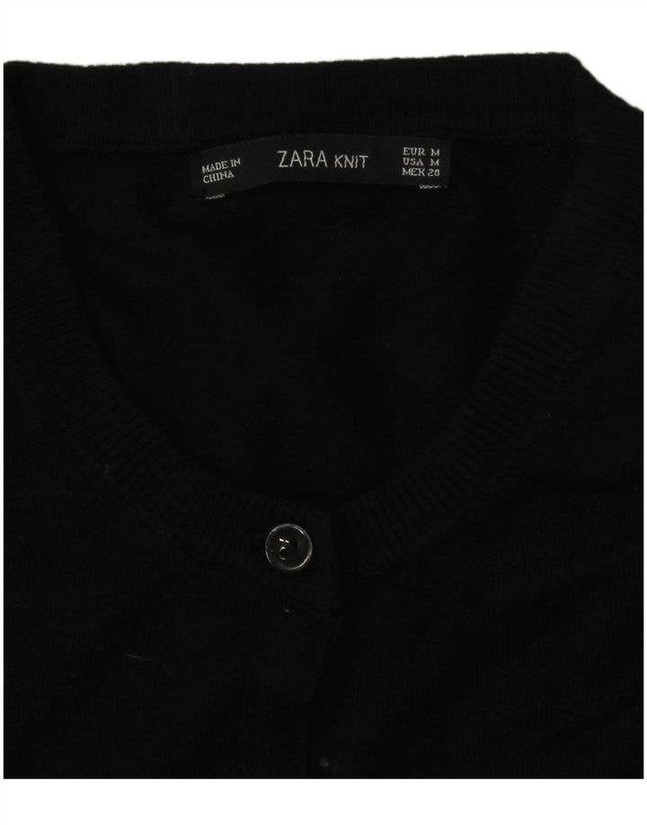 Женский кардиган Zara UK 14, средний черный