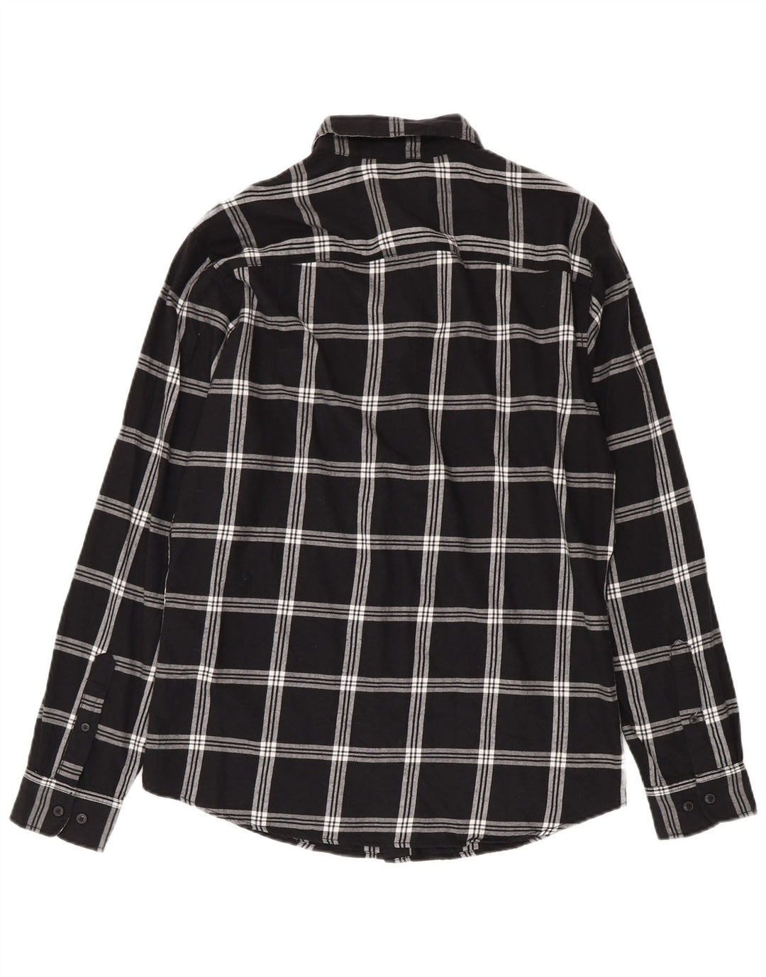 Мужская фланелевая рубашка Jack & Jones, большая черная клетка, хлопок