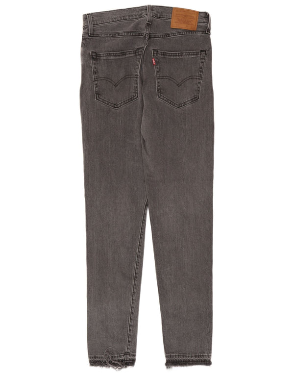 Женские зауженные зауженные джинсы Levi's 512 W30 L32 Серые хлопковые