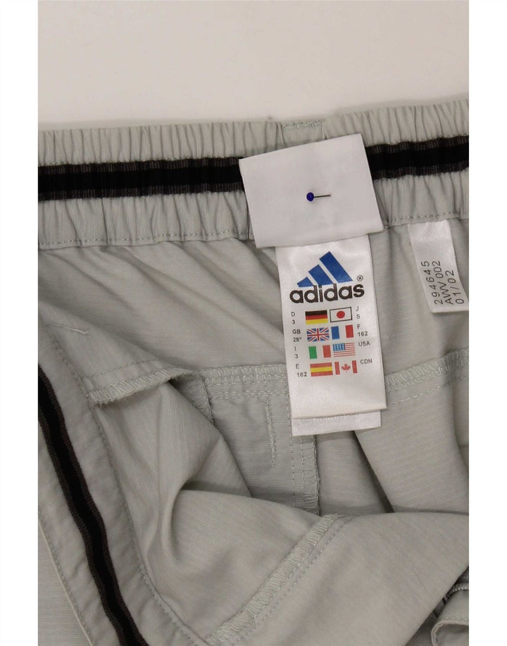 Женские капри Adidas W28 L20 серые из полиамида