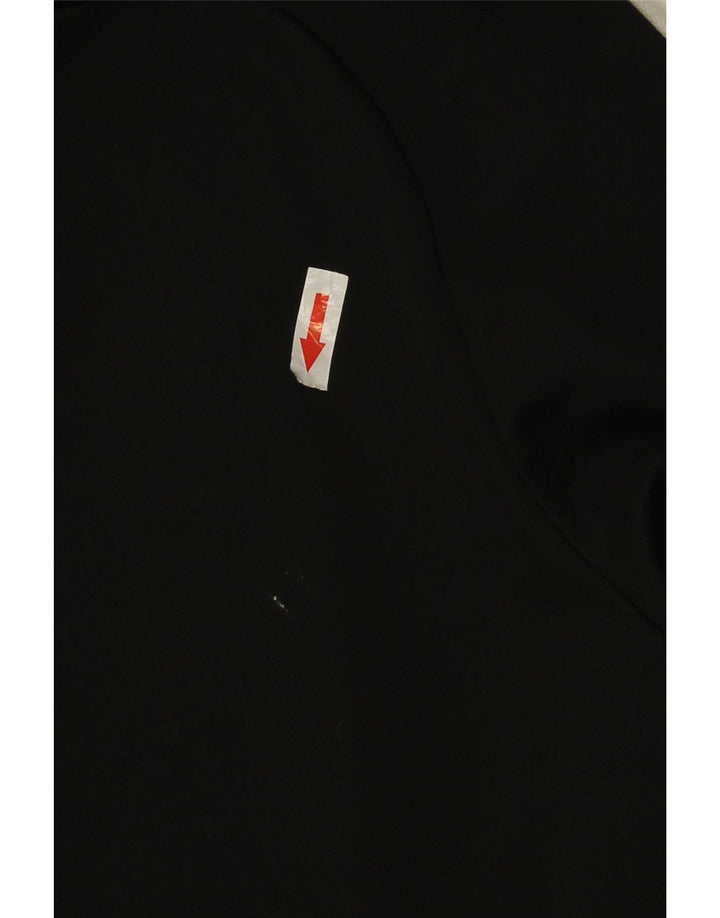 Мужская спортивная куртка Nike Dri Fit, средний черный полиэстер с цветными блоками