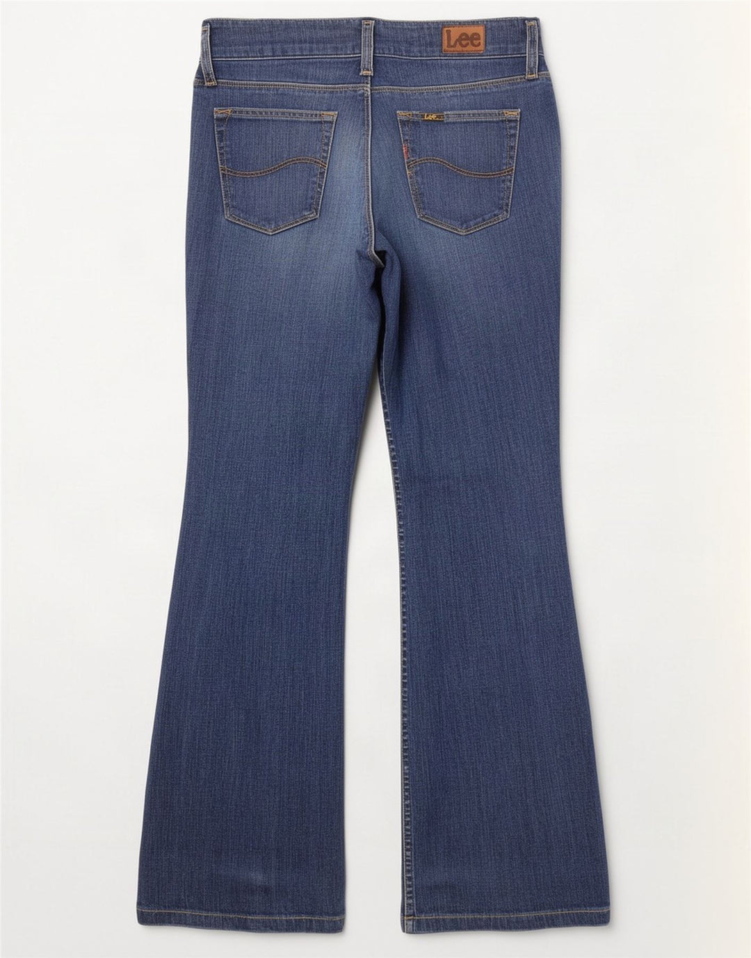 Женские коралловые джинсы Lee Bootcut W27 L33, синий хлопок