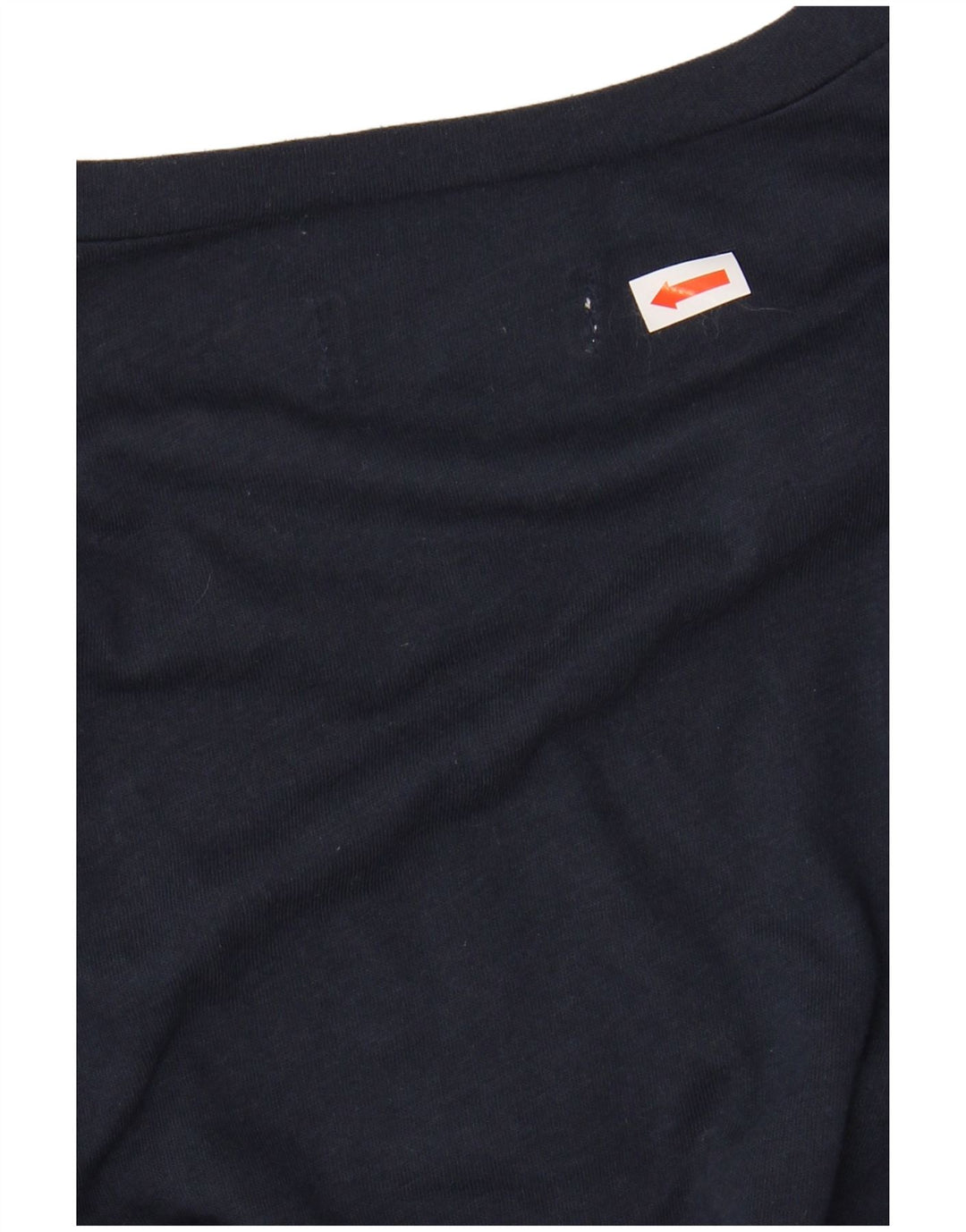 HOLLISTER Женская футболка с рисунком Top UK 6 XS Темно-синий хлопок