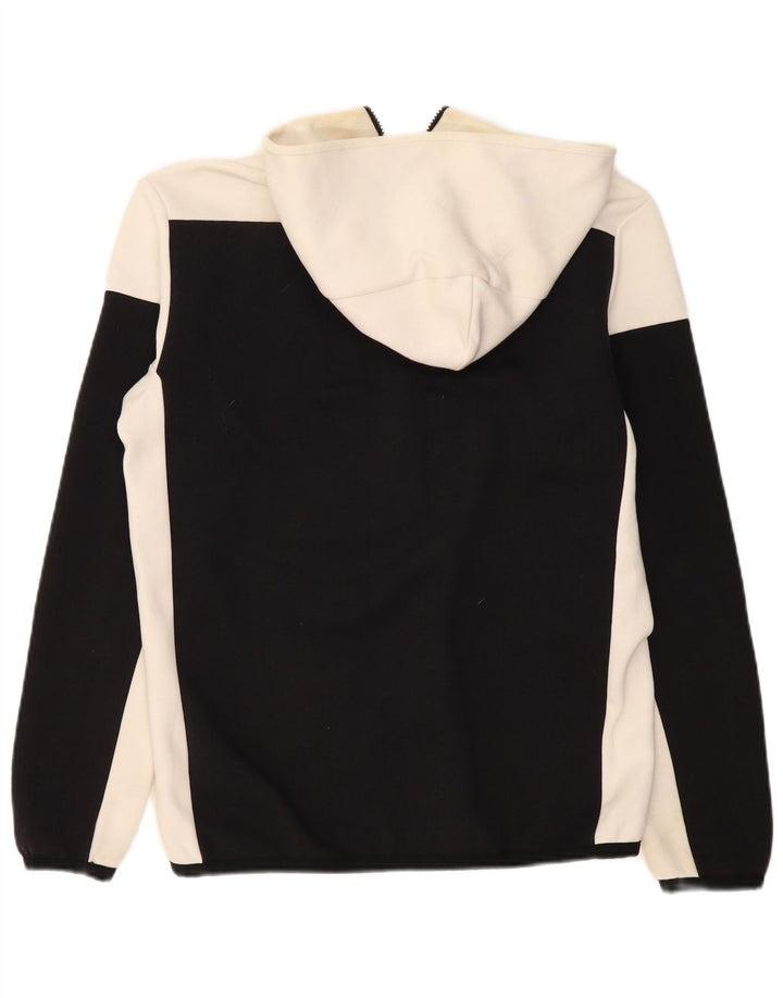 Мужской спортивный костюм ADIDAS с капюшоном, верхняя куртка, средний черный, полиэстер с цветными блоками